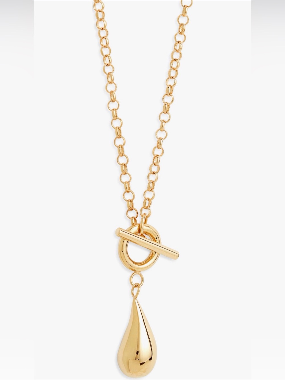 SOKO Gold Maxi Dash Pendant Necklace